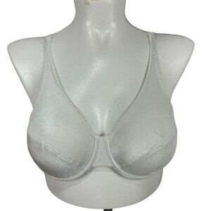 Vassarette 75-177 Underwire Bra 36C/80 Nylon/Spandex White